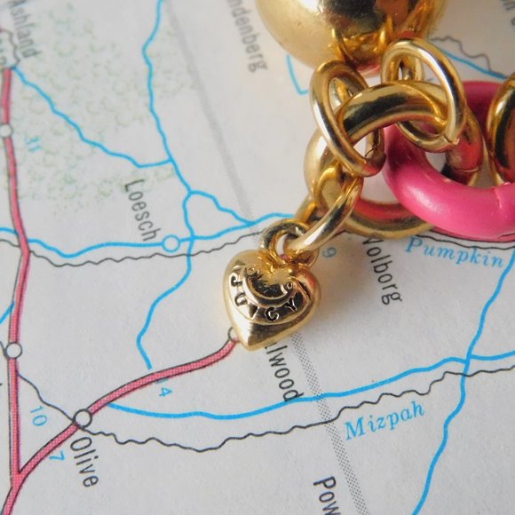 JUICY COUTURE pink gold bracelet magnetic clasp - Picture 2 of 4